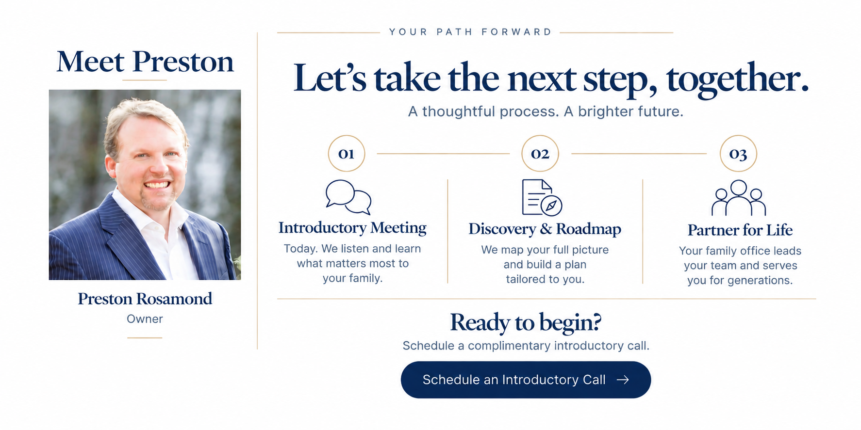 Meet Preston Rosamond - Your Path Forward